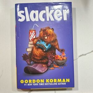 Slacker by Gordon Korman Hardcover Children’s Fiction Book